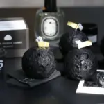 Moon meteor inspired scented candles
