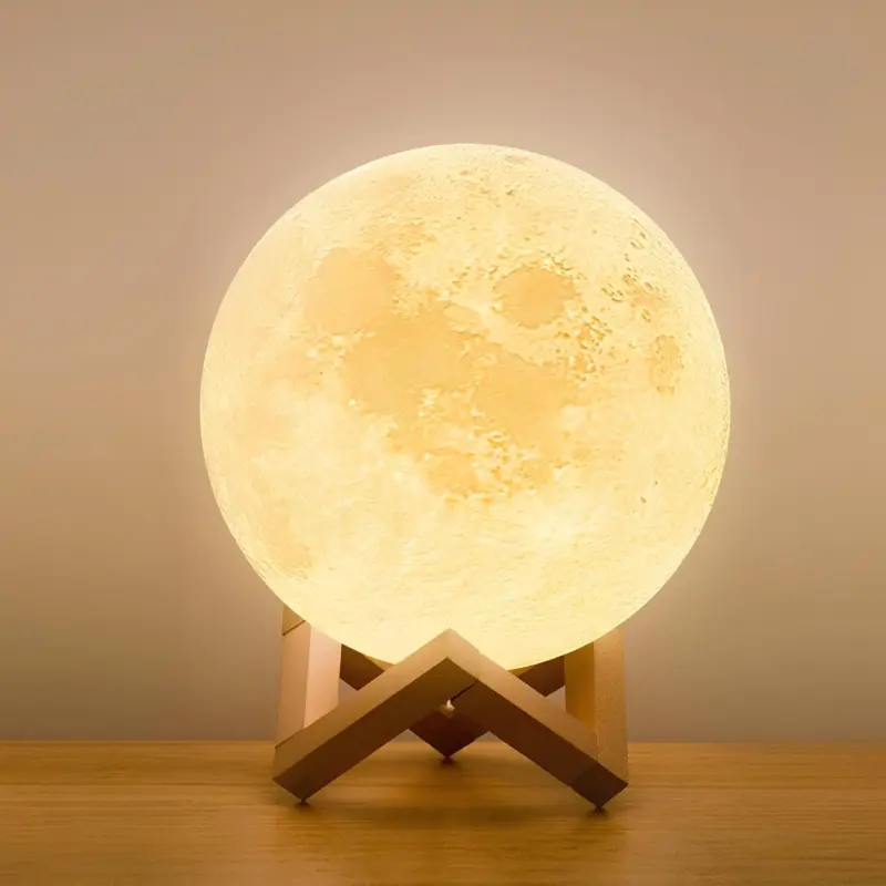 Moonluxe mondlicht tischlampe warmes licht modern deko wohnzimmer xlumina