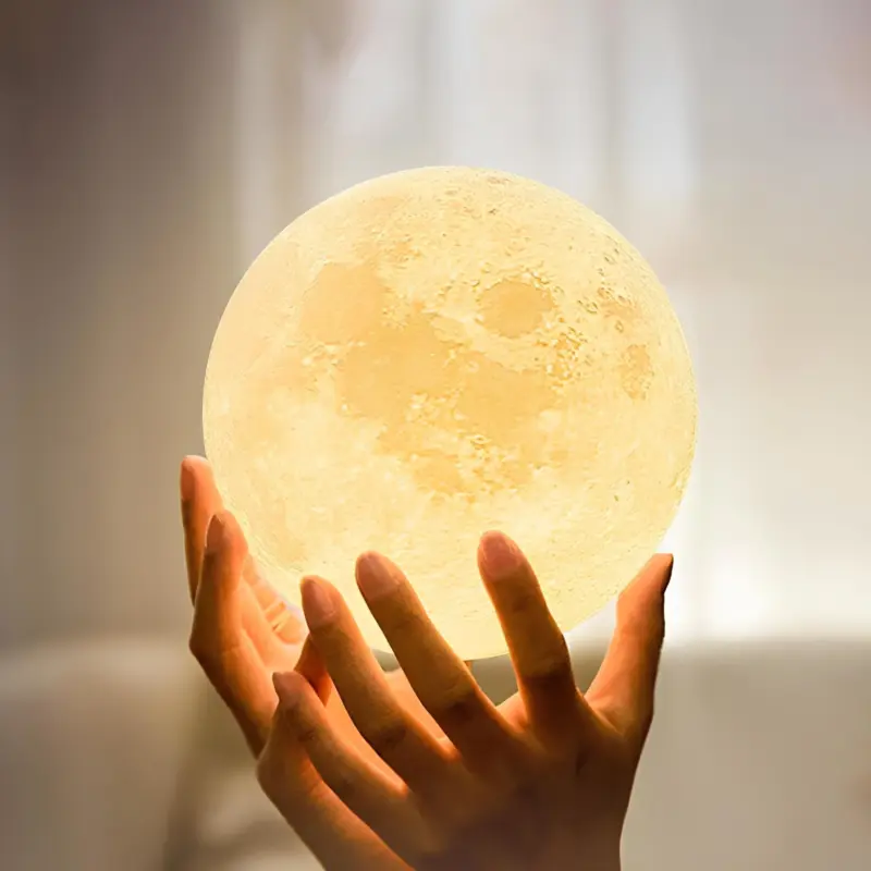 Moonluxe mondlicht tischlampe warmes licht modern deko wohnzimmer xlumina