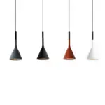 Morandi dreieck hangeleuchte modern schwarz weiss gelb pendelleuchte xlumina