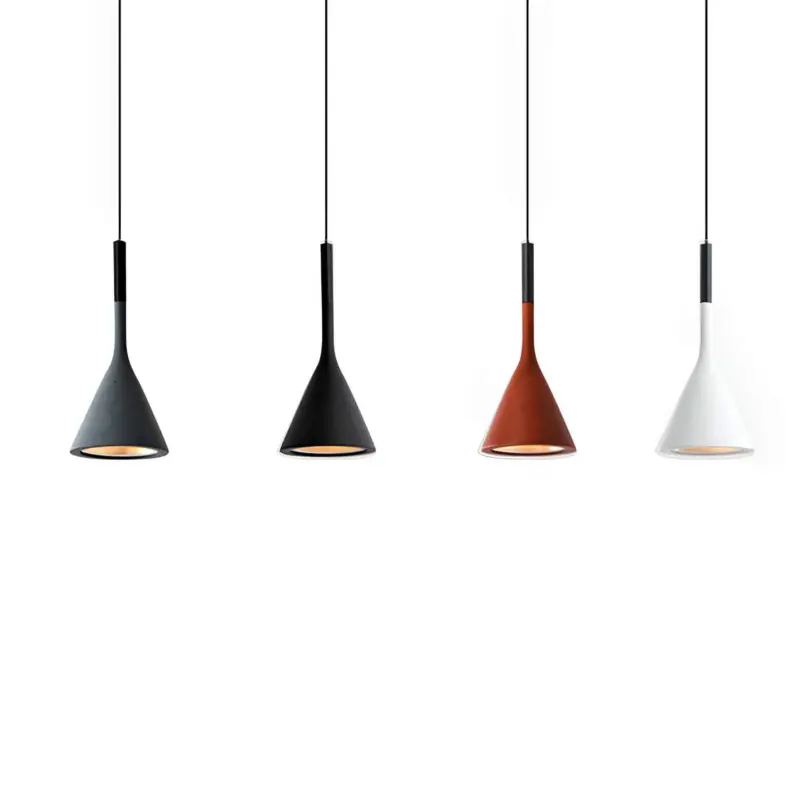 Morandi dreieck hangeleuchte modern schwarz weiss gelb pendelleuchte xlumina