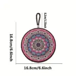 Moroccan style pattern ceramic coaster