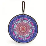 Moroccan style pattern ceramic coaster