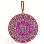 Moroccan style pattern ceramic coaster