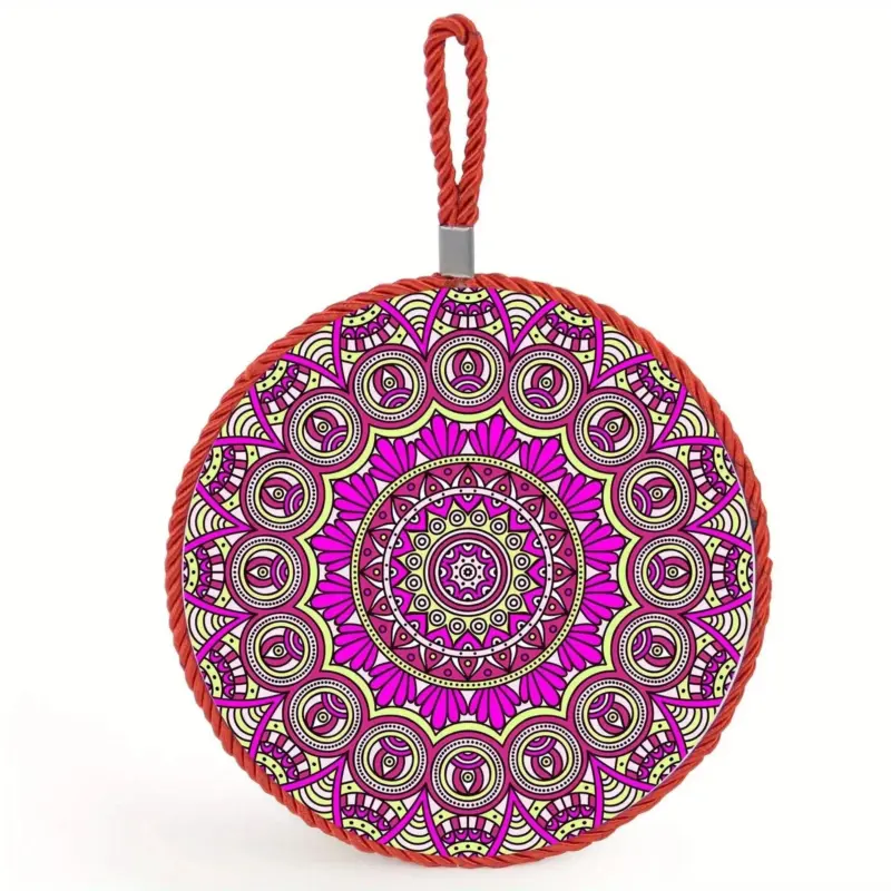 Moroccan style pattern ceramic coaster