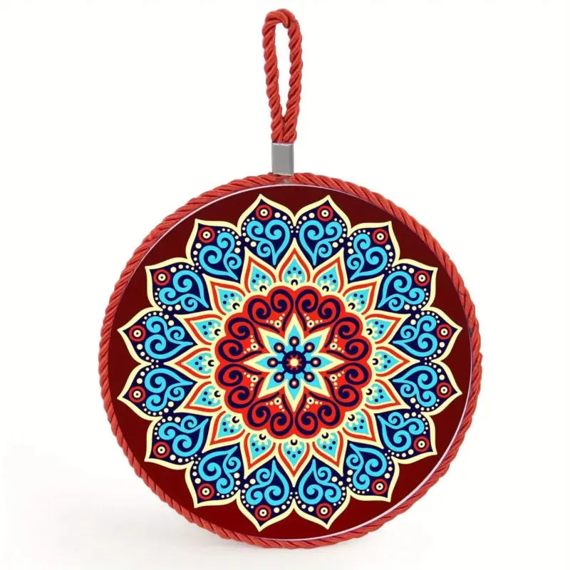 Moroccan style pattern ceramic coaster