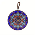 Moroccan style pattern ceramic coaster
