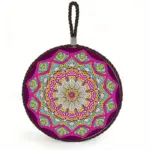 Moroccan style pattern ceramic coaster