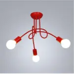 Multi color creative ceiling lighting 3 5 heads