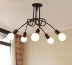 Multi color creative ceiling lighting 3 5 heads