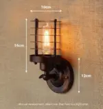 Multi style vintage industrial wall light