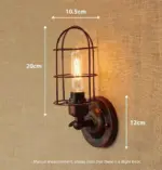 Multi style vintage industrial wall light