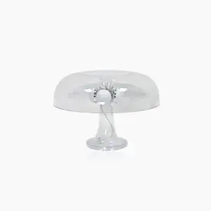 Transparent Wide Mushroom Table Lamp