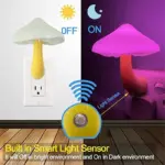 Mushroom wall socket lamp patchandbagel