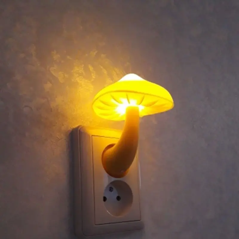 Mushroom wall socket lamp patchandbagel