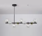 NFmISandyha Led Kroonluchters Nordic Magic Bean Glas Bal G9 Opknoping Hanger Verlichting Voor Woonkamer Eettafel Schorsing