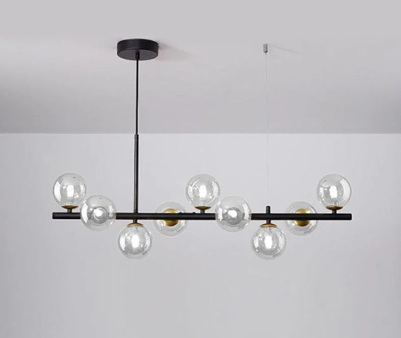 Nfmisandyha Led Kroonluchters Nordic Magic Bean Glas Bal G9 Opknoping Hanger Verlichting Voor Woonkamer Eettafel Schorsing