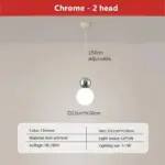 NL8PNordic Led Hanglamp Hanglamp Voor Plafond Slaapkamer Bed Woonkamer Dagelijks Minimalistisch Interieur Armatuur