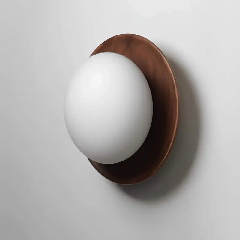 Natura weissholz minimalistische wandlampe elegantes design led beleuchtung wohnzimmer schlafzimmer xlumina6