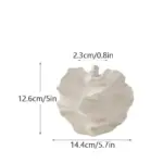 Natural look ceramic coral design vase
