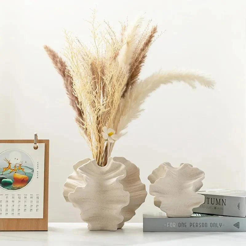 Natural Look Ceramic Coral Design Vase 491511