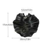 Natural look ceramic coral design vase