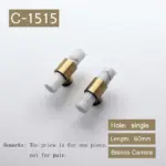 Natural stone brass door handles