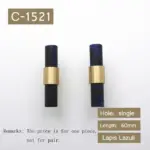 Natural stone brass door handles