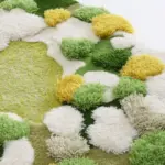 New zealand wool moss rug patchandbagel