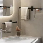 Nicohl bathroom towel rack mademoiselle home decor and furniture store