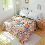 Nordic boho cotton throw blanket