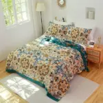 Nordic boho cotton throw blanket