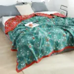 Nordic boho cotton throw blanket