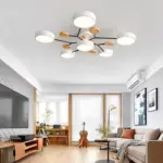 Nordic branched disc led ceiling lamp hl215