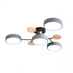 Nordic branched disc led ceiling lamp hl215