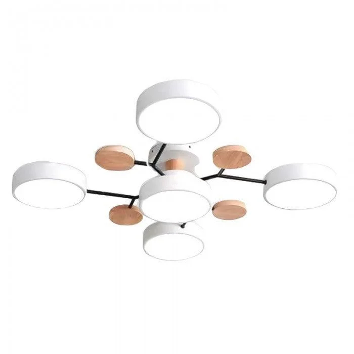 Nordic Branched Disc Led Ceiling Lamp Hl215 18