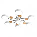 Nordic branched disc led ceiling lamp hl215