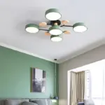 Nordic branched disc led ceiling lamp hl215