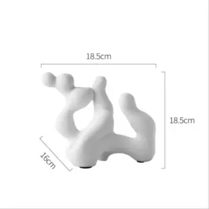 Nordic Ceramic Irregular Candlestick Holder