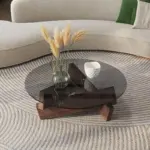 Nordic creative solid wood coffee table