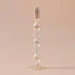 Nordic iridescent candle holders