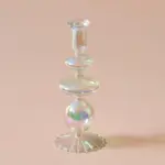 Nordic iridescent candle holders