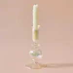 Nordic iridescent candle holders