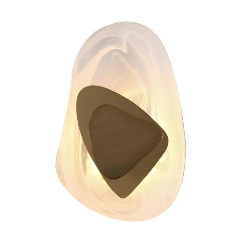 Nordic kristall wandlampe elegante beleuchtung modern design gold LED lichtquelle xlumina