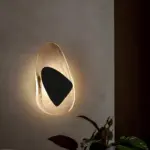 Nordic kristall wandlampe elegante beleuchtung modern design gold LED lichtquelle xlumina3