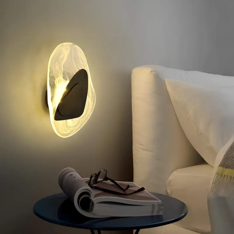Nordic kristall wandlampe elegante beleuchtung modern design gold LED lichtquelle xlumina4