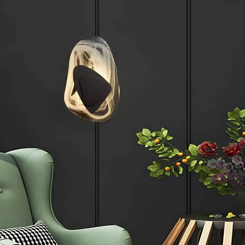 Nordic kristall wandlampe elegante beleuchtung modern design gold LED lichtquelle xlumina5