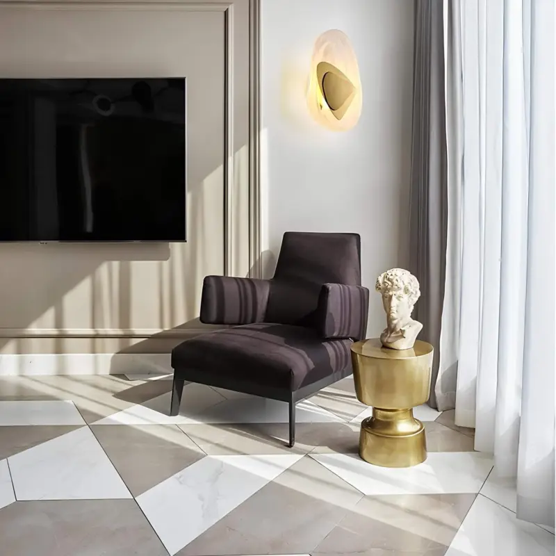 Nordic kristall wandlampe elegante beleuchtung modern design gold LED lichtquelle xlumina6