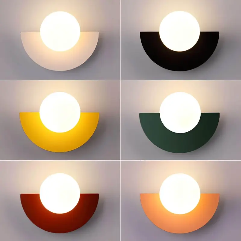 Nordic led wandleuchte minimalistische wandbeleuchtung aluminium 6w 12w xlumina4
