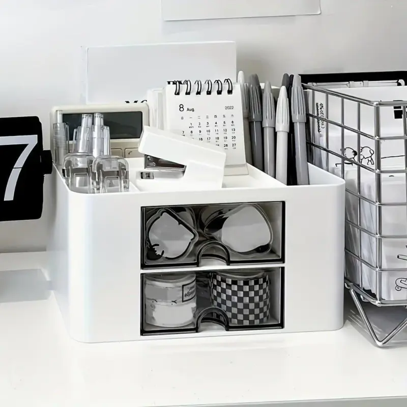 Nordic simple desk stationery organiser boxes